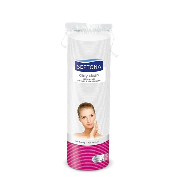 SEPTONA DAILY CLEAN  COTTON MAKE UP REMOVER 100pcs