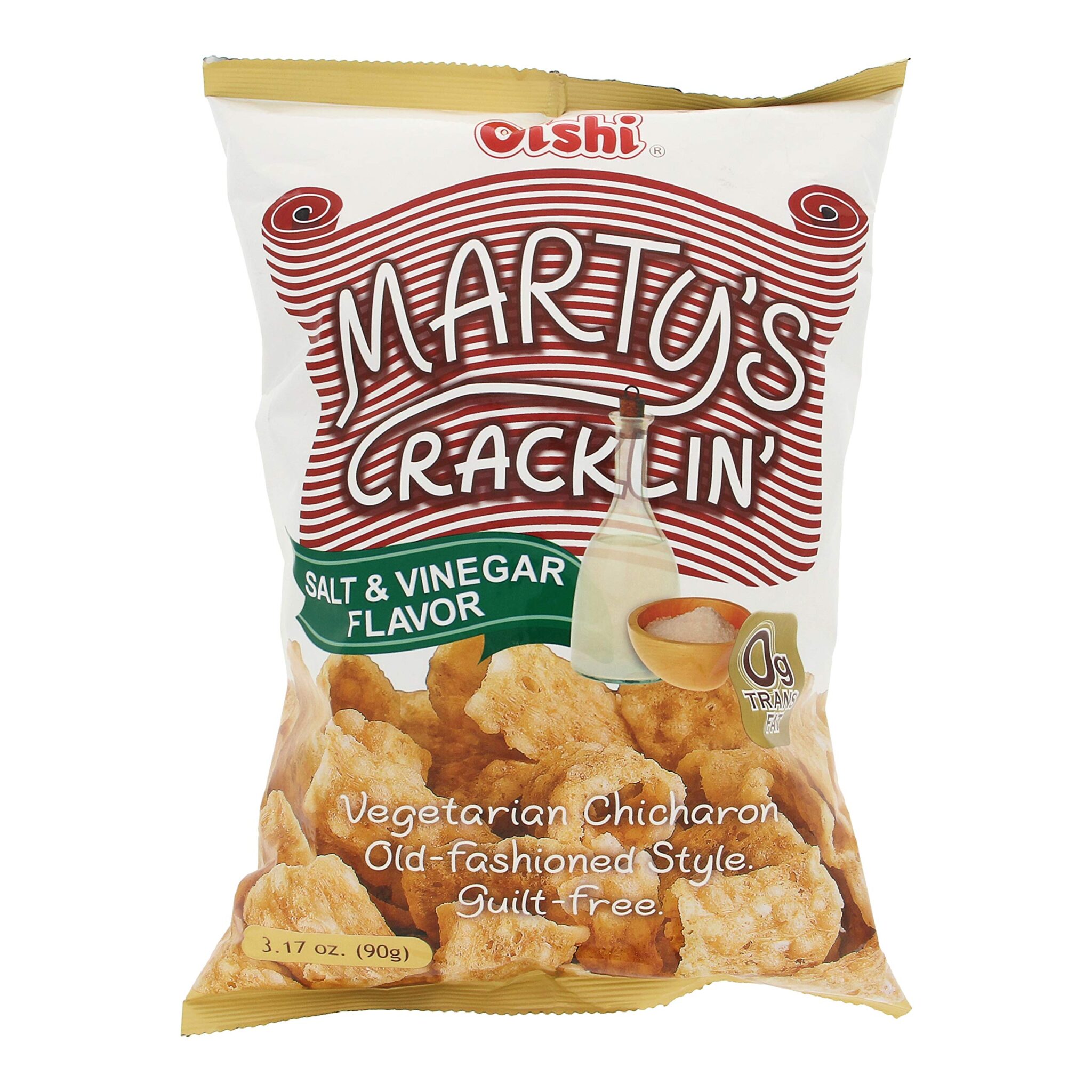 OISHI MARTYS CRACKLIN SALT AND VINEGAR 90G