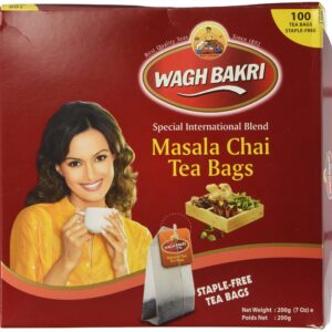 WAGH BAKRI MASALA CHAI 100 TEA  BAGS NET 250G