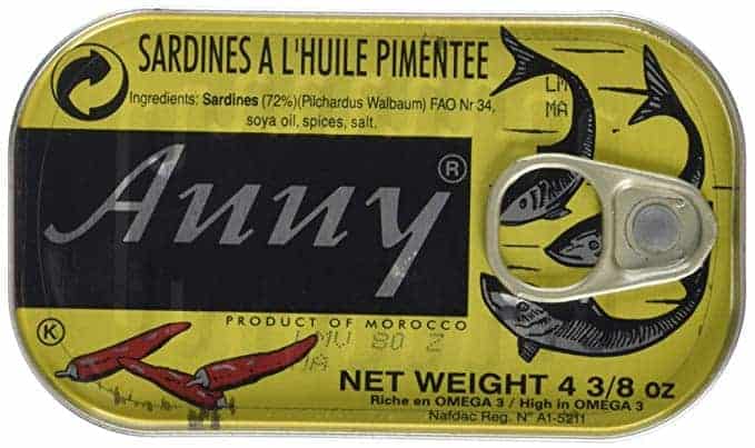 ANNY SARDINES IN SPICY OIL 125G