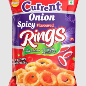 CURRENT ONION SPICY FLAVOURED RINGS 60G