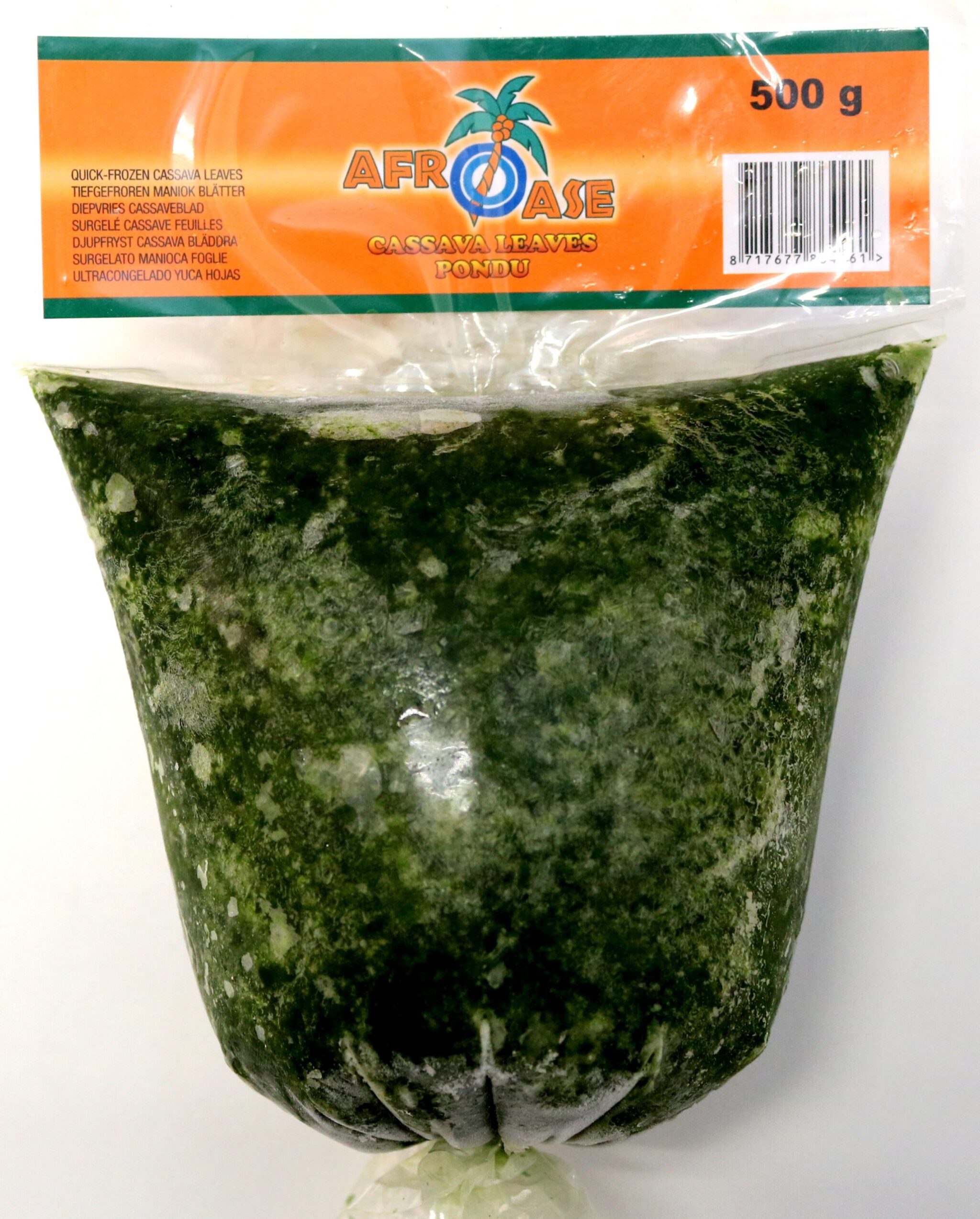 AFROASE CASSAVA LEAVES PONDU 500G