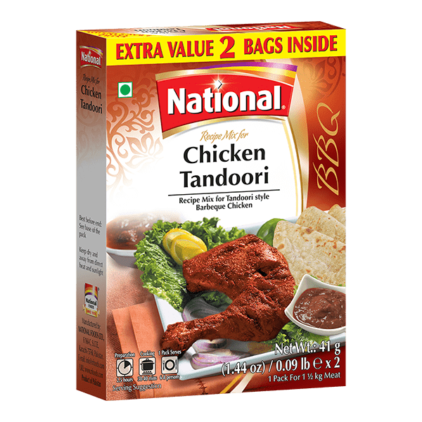 NATIONAL CHICKEN TANDOORI 44gx2