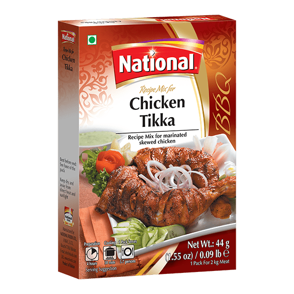 NATIONAL CHICKEN TIKKA 44gx2