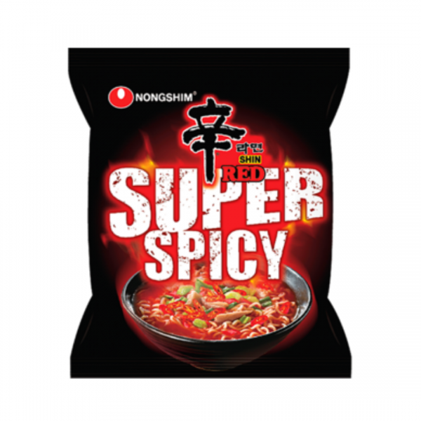 NONGSHIM NOODLE SUPER SPICY SHIN RED 120g