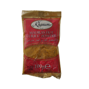 KHANUM MADRAS HOT CURRY POWER 100g