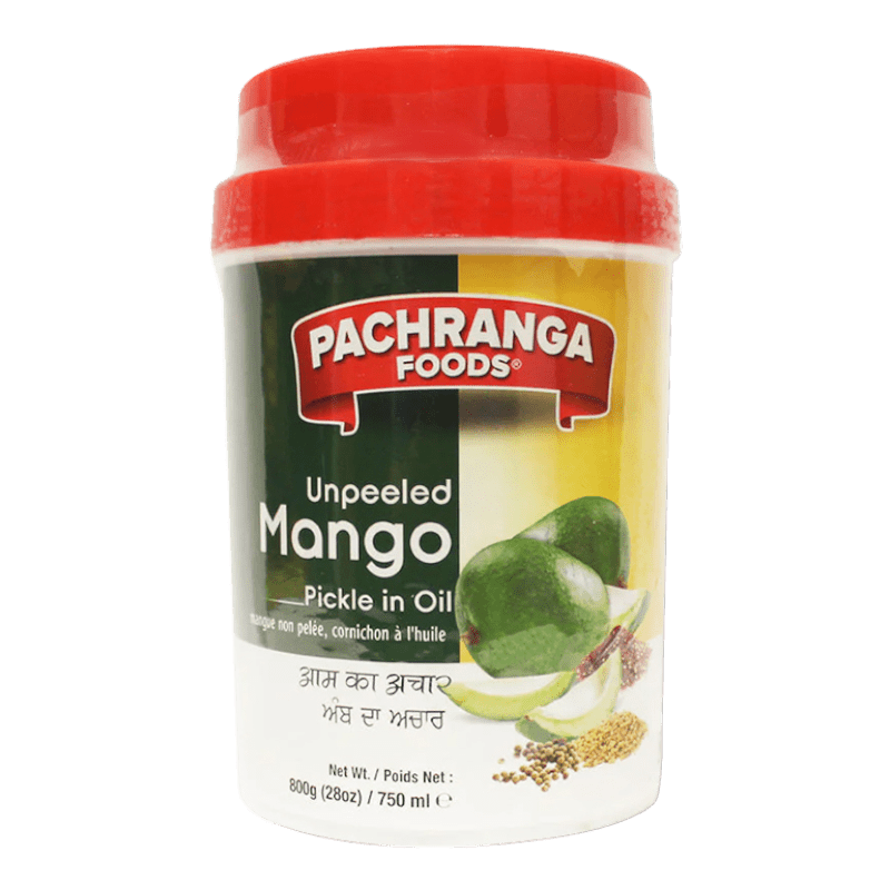 PACHRANGA FOODS UNPEELED MANGO PICKLE IN OIL 800g