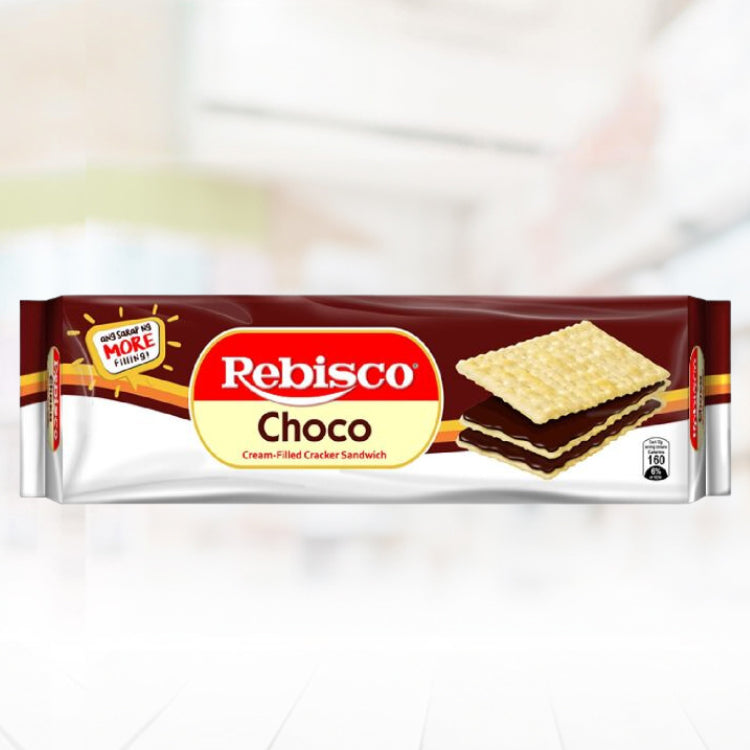 REBISCO CHOCO CREAM-FILLED CRACKER SANDWICH 320G