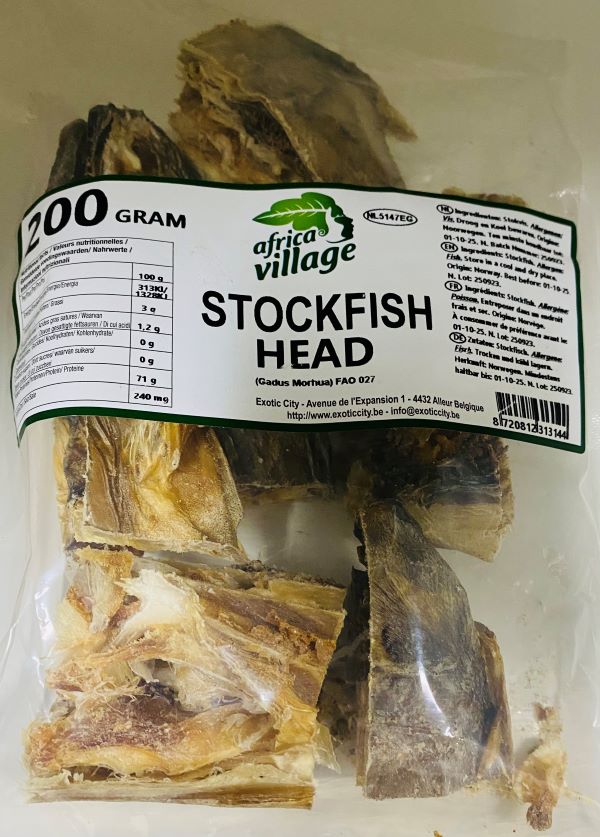 AFRICAN BEAUTY STOCKFISH HEAD 200G