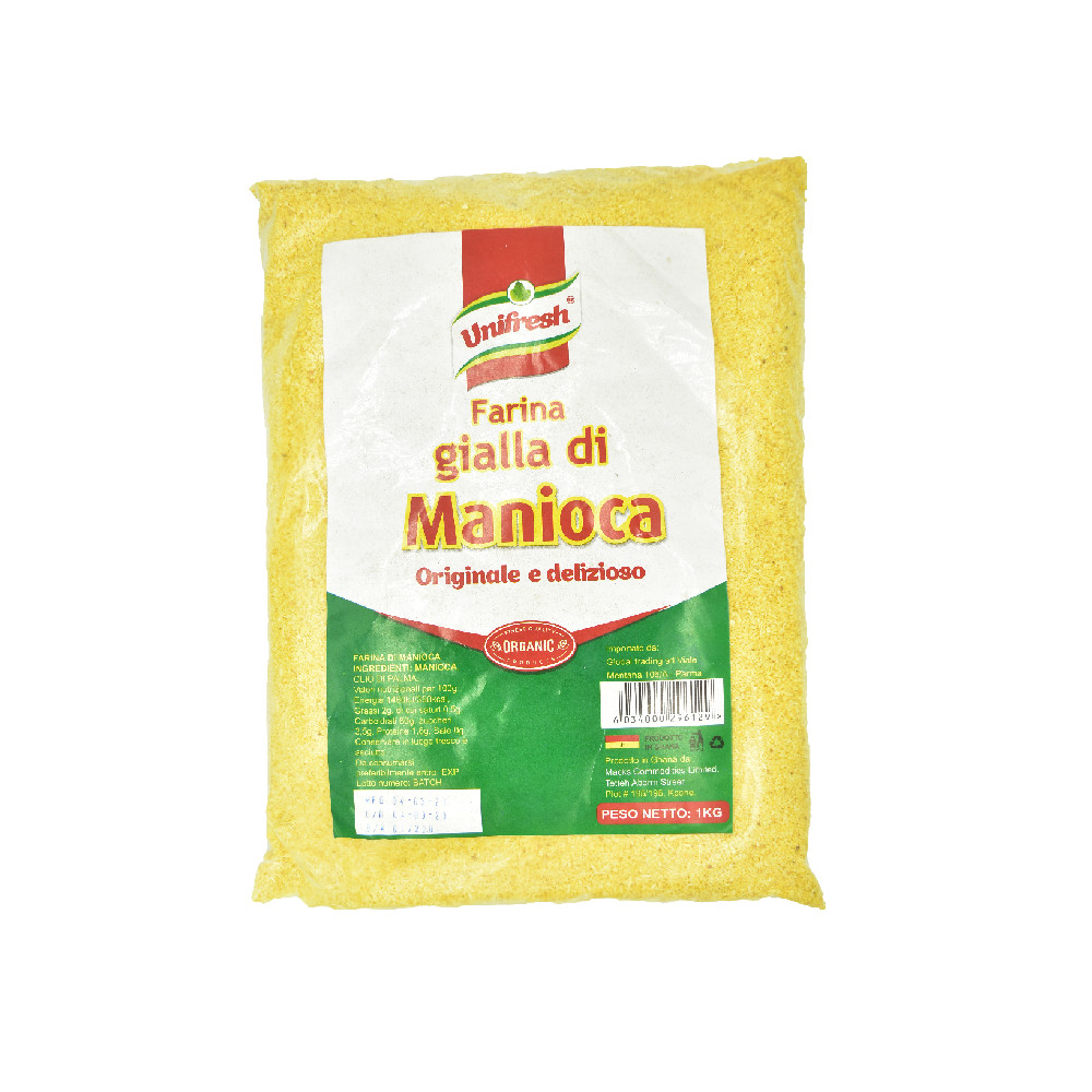 UNIFRESH YELLO GARI FARINA GIALLA DI MANIOCA 900g