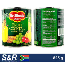 DEL MONTE QUALITY FRUIT COCKTAIL IN SYRUP 825G