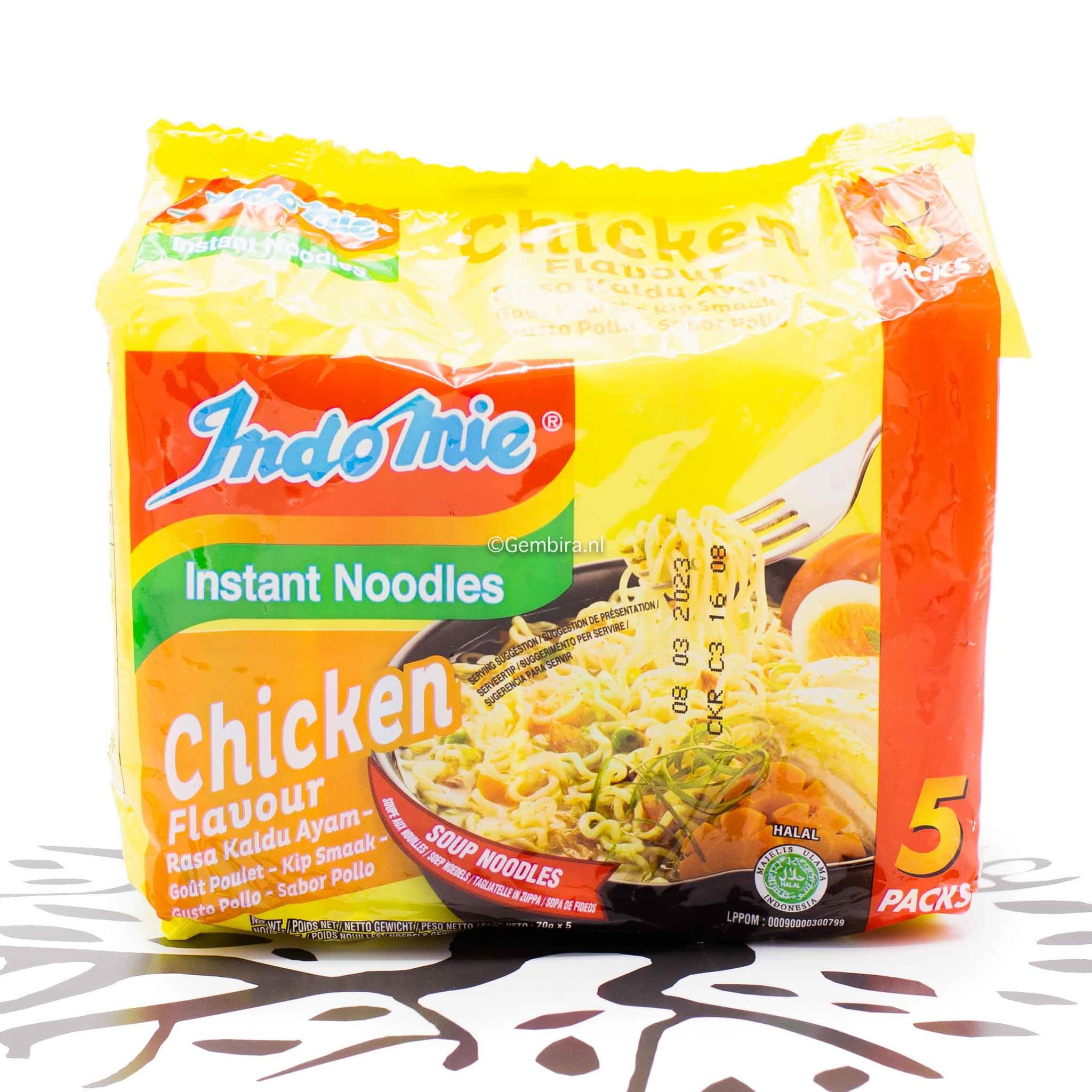 INDOMIE AFRICAN CHICKEN FLAVOUR 70gx5