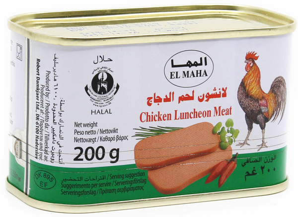 EL MAHA CHICKEN LUNCHEON MEAT 200G