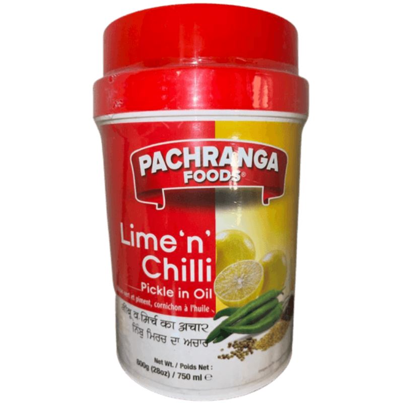 PACHRANGA FOODS LIME N CHILLI PICKLE IN OIL 800g