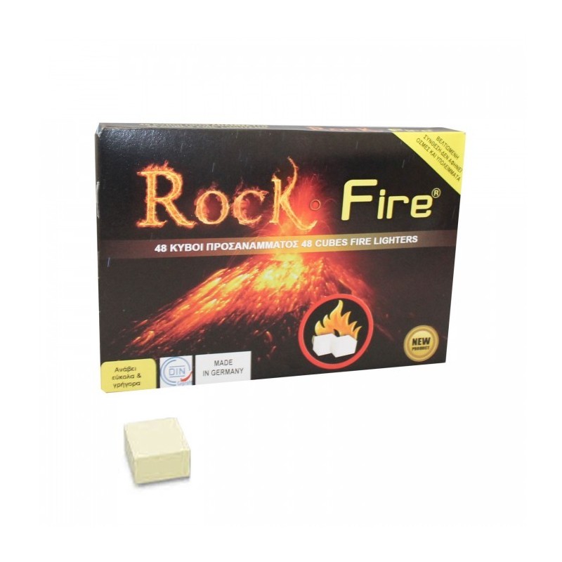 ROCK FIRE 48 CUBES FIRE LIGHTERS 160G