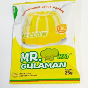 UNFLAVORED JELLY POWDER  YELLOW 25G