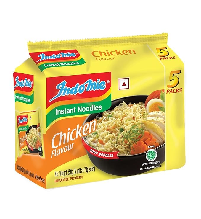 INDOMIE CHICKEN FLAVOUR (70g x 5) pack