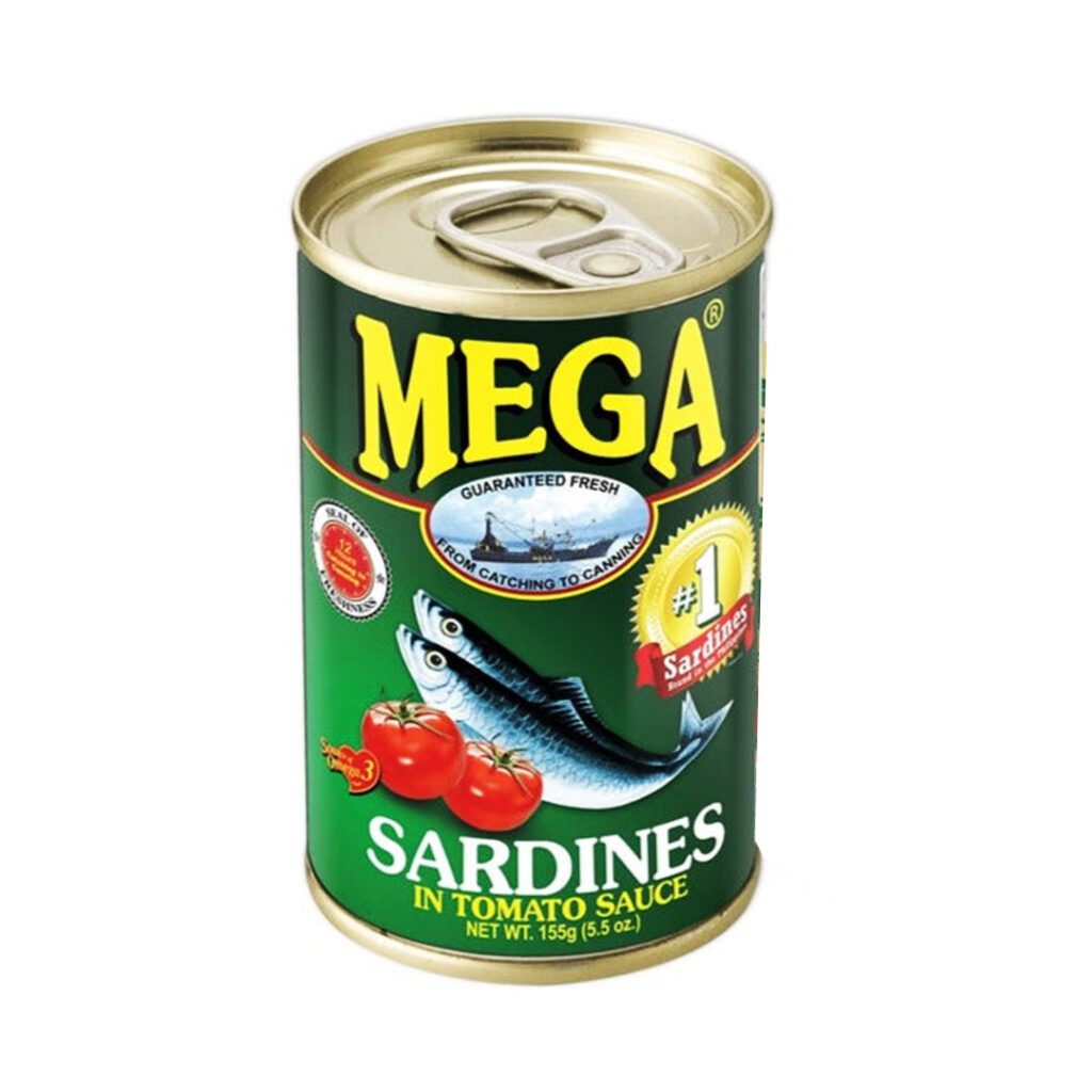 mega sardines (green) 155g