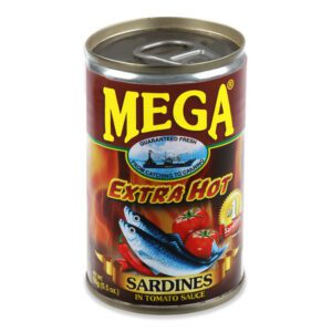 mega sardines extra hot 155g