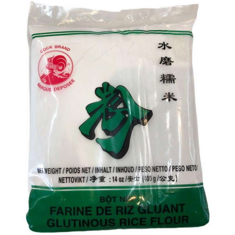 COCK BRAND GLUTINOUS RICE FLOUR 400G