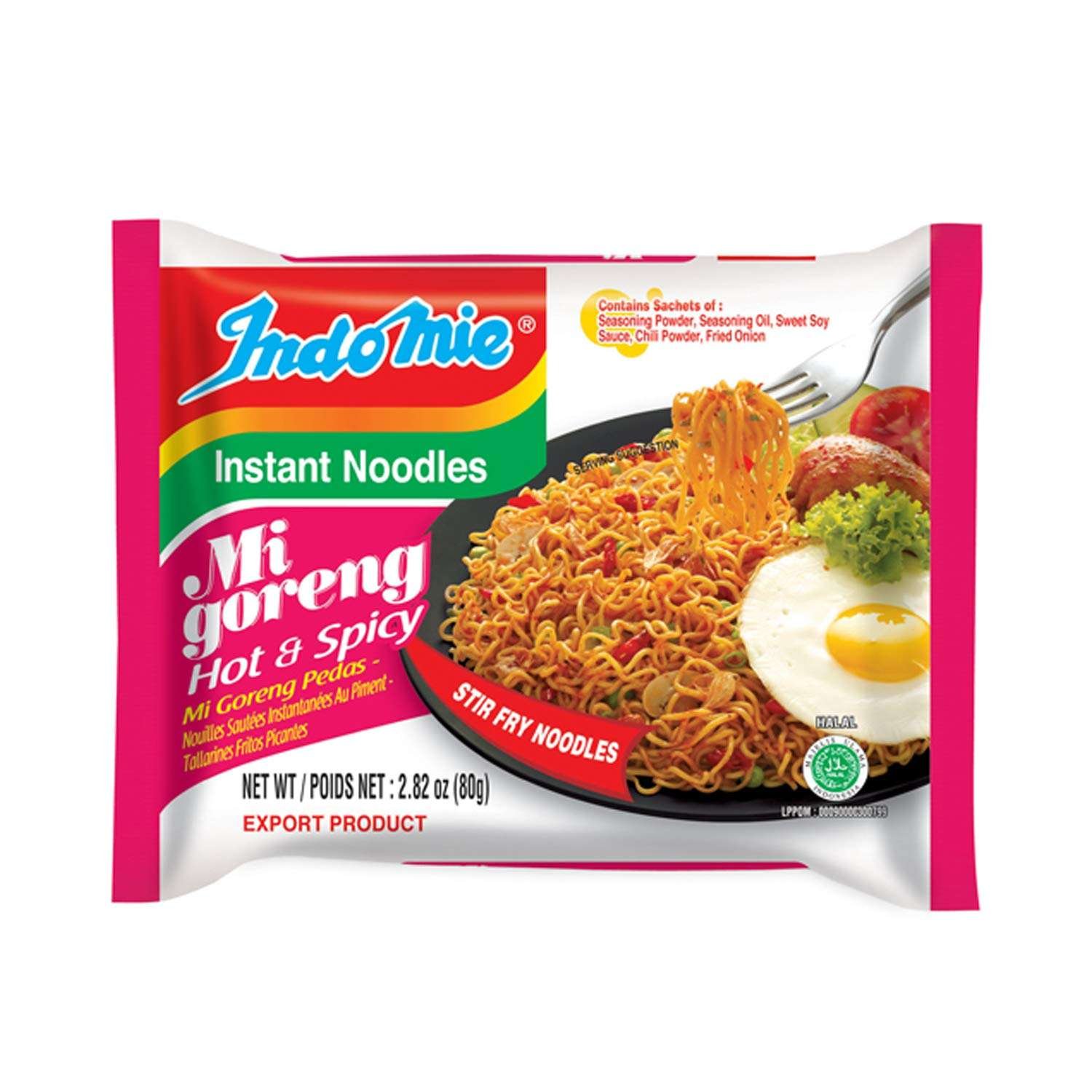 INDOMIE MI GORENG HOT AND SPICY FLAVOUR 70g