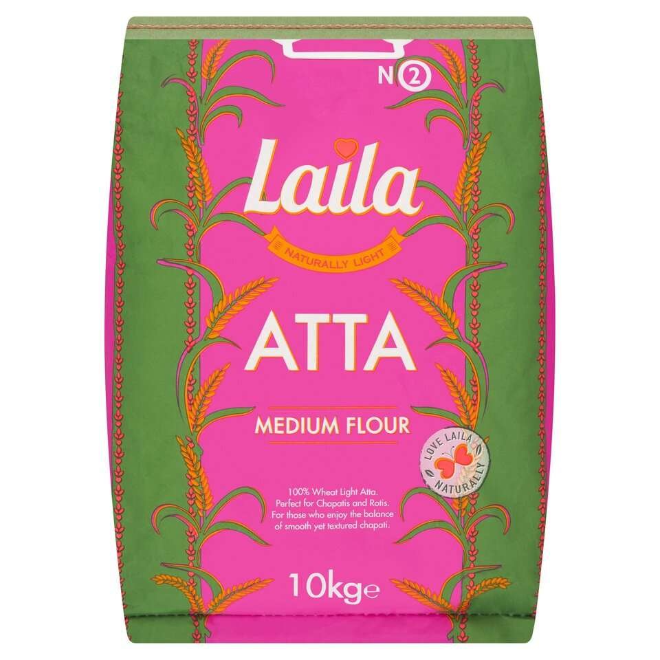LAILA ATTA MEDIUM FLOUR 10KG