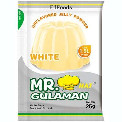 UNFLAVORED JELLY POWDER WHITE 25G