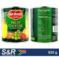 DEL MONTE QUALITY FRUIT COCKTAIL IN SYRUP 825G