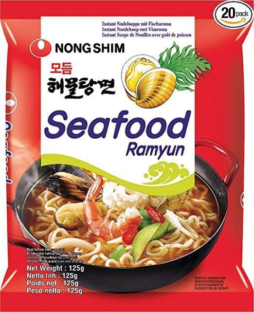 NONGSHIM NOODLE SEAFOOD RAMYUN 125g