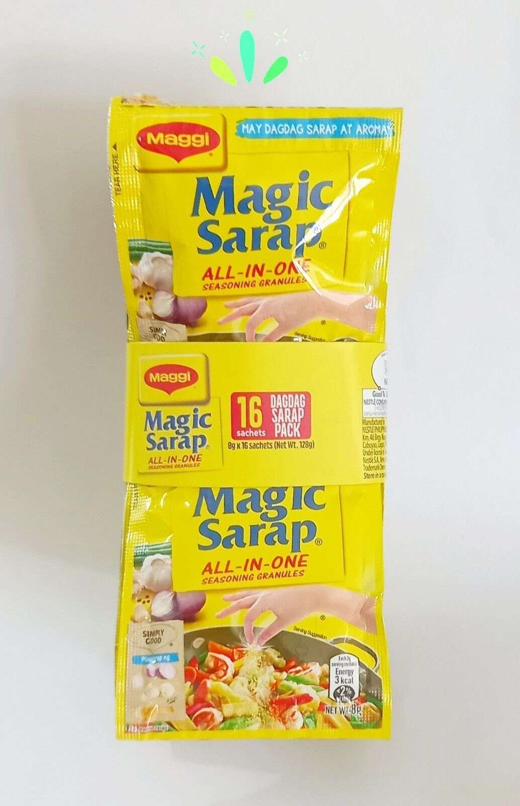 MAGGI MAGIC SARAP ALL IN ONE 16 DAGDAG SARAP PACK 16 SACKETSx8g NET 128g