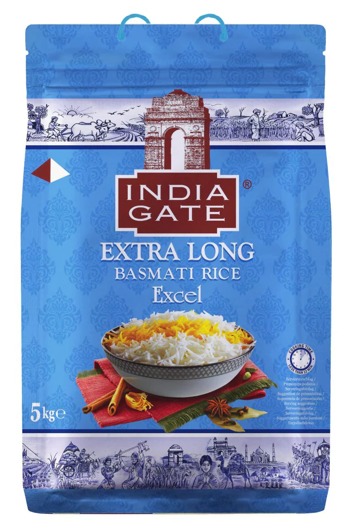 INDIA GATE EXTRA LONG BASMATI RICE 5KG