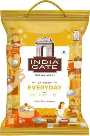 INDIA GATE PURE BASMATI RICE ALL ROUNDER EVERYDAY 5KG